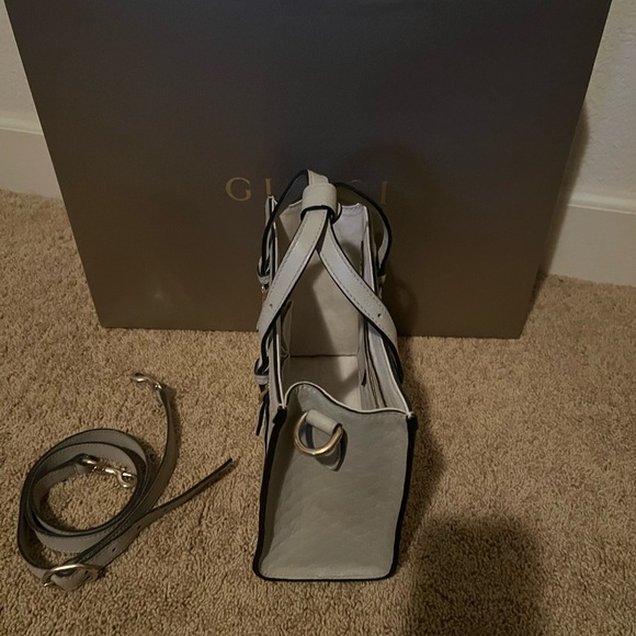 Micro Guccisima 2-way box tote bag.  Box is not included. - Picture 6 of 10